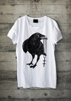 Sohaib Clothing Crow Design T-Shirt Men